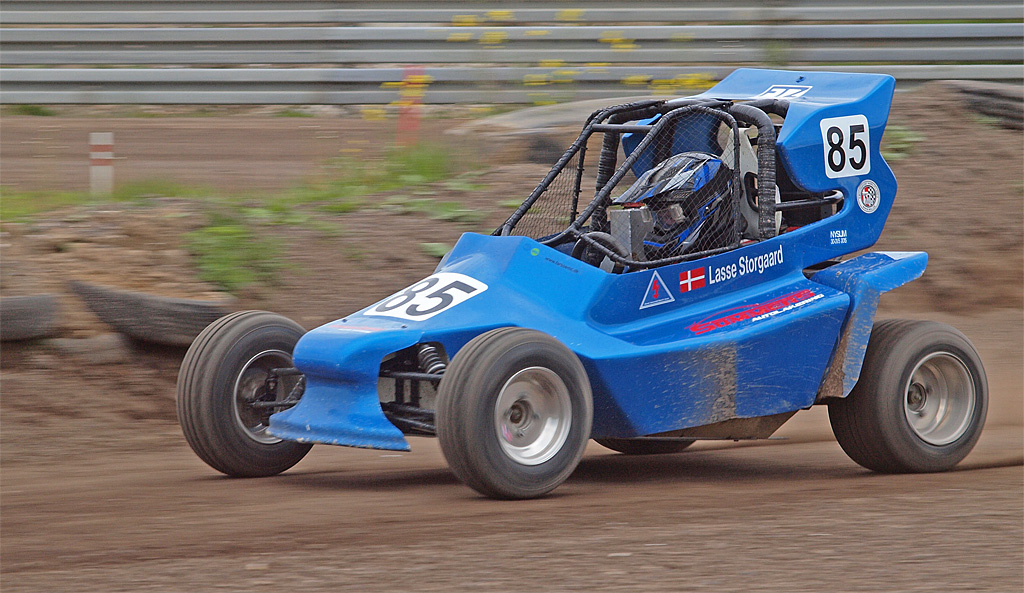 Lasse Storgaard ligger nr. 3 i DM for CK 85 ccm
(Foto: Åge Keseler Kirketerp)